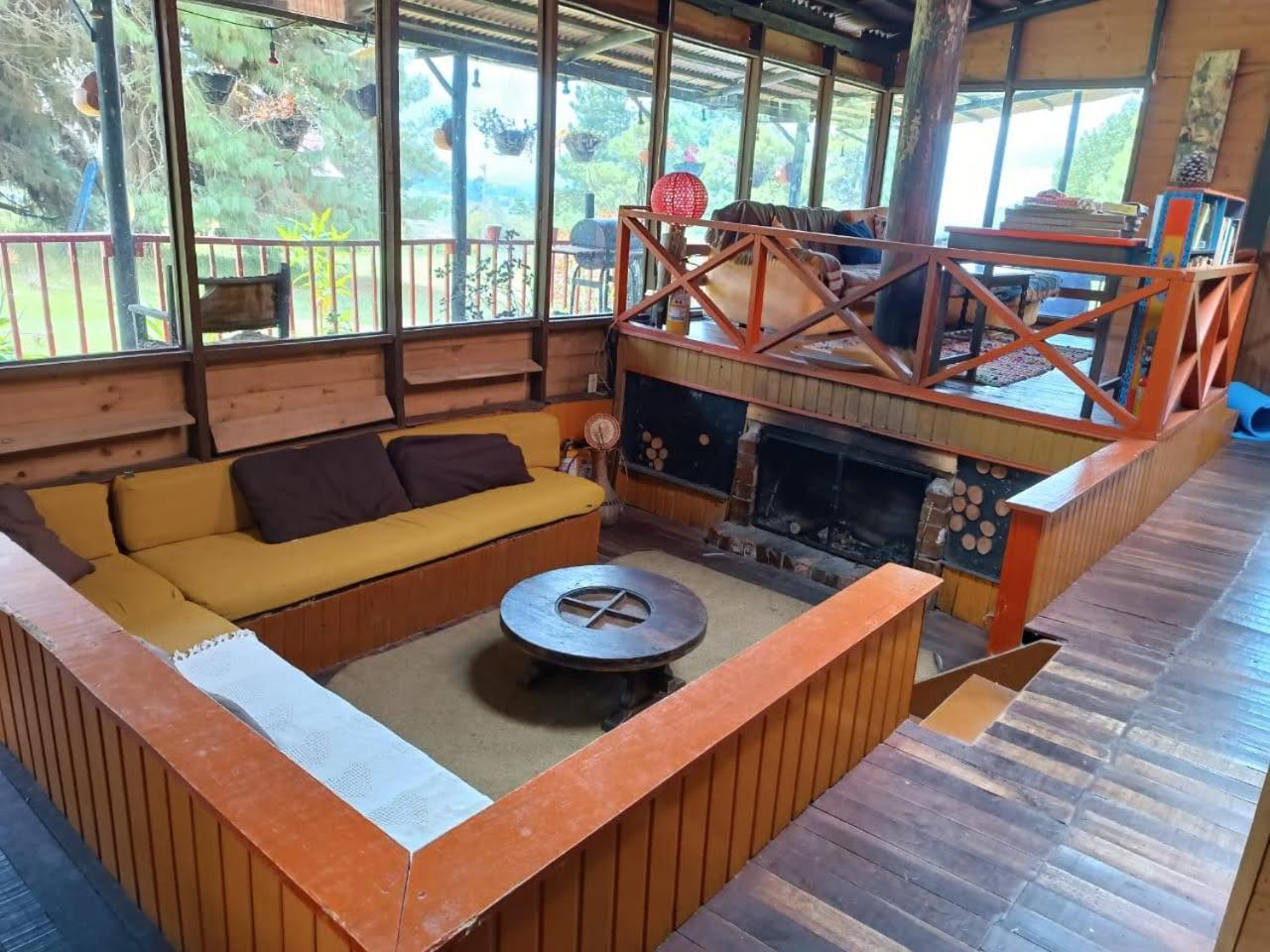 Chalets Amarelo Suesca Esterno foto