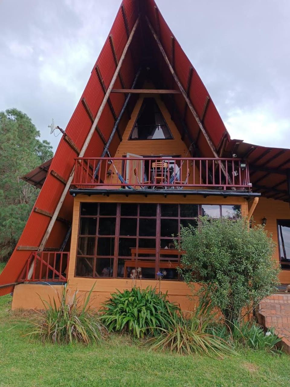 Chalets Amarelo Suesca Esterno foto