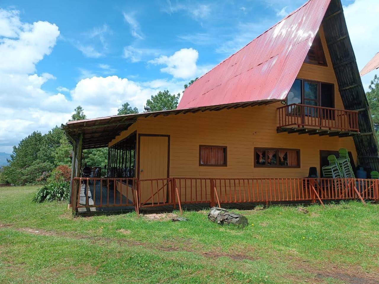 Chalets Amarelo Suesca Esterno foto