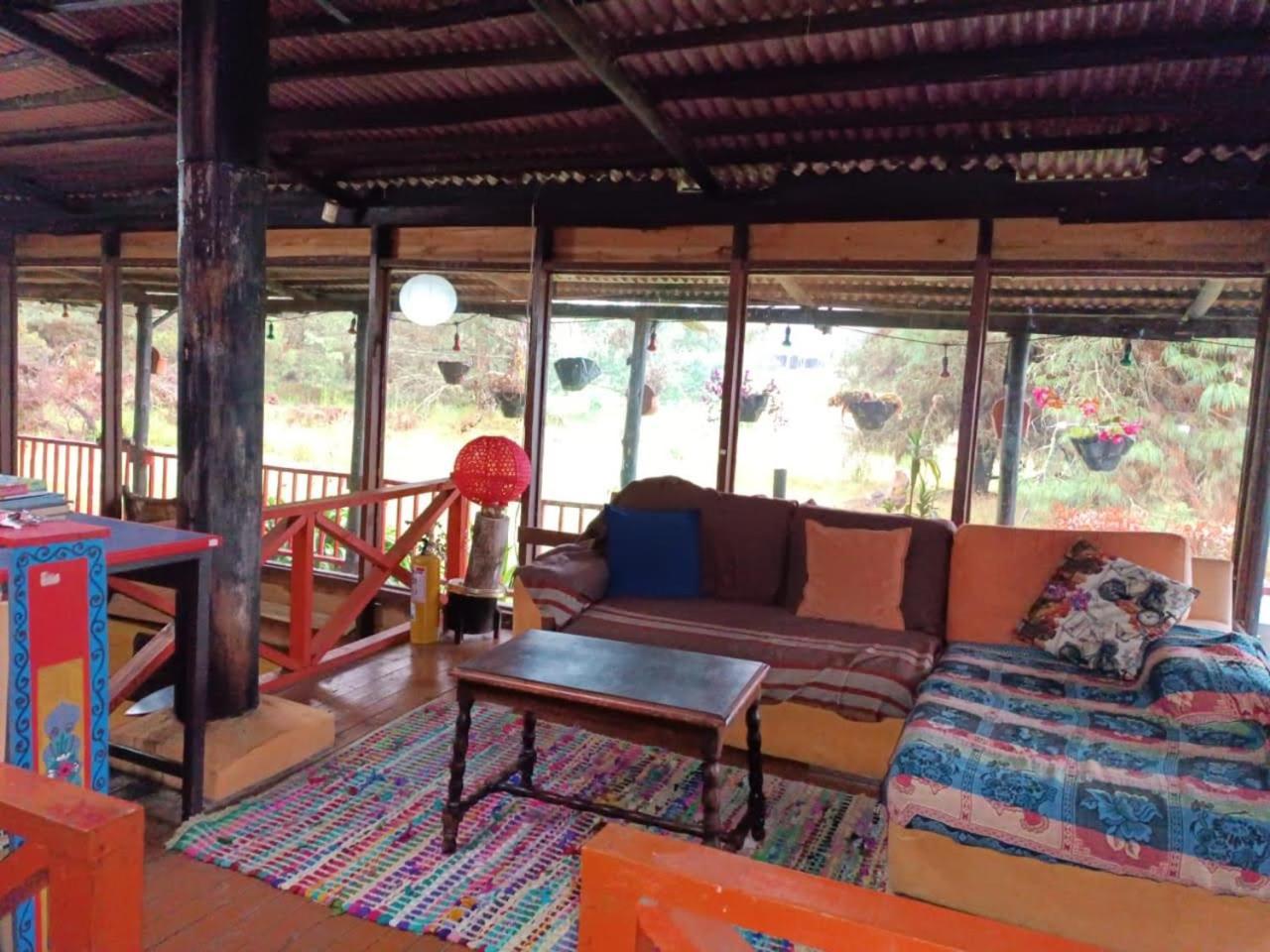 Chalets Amarelo Suesca Esterno foto